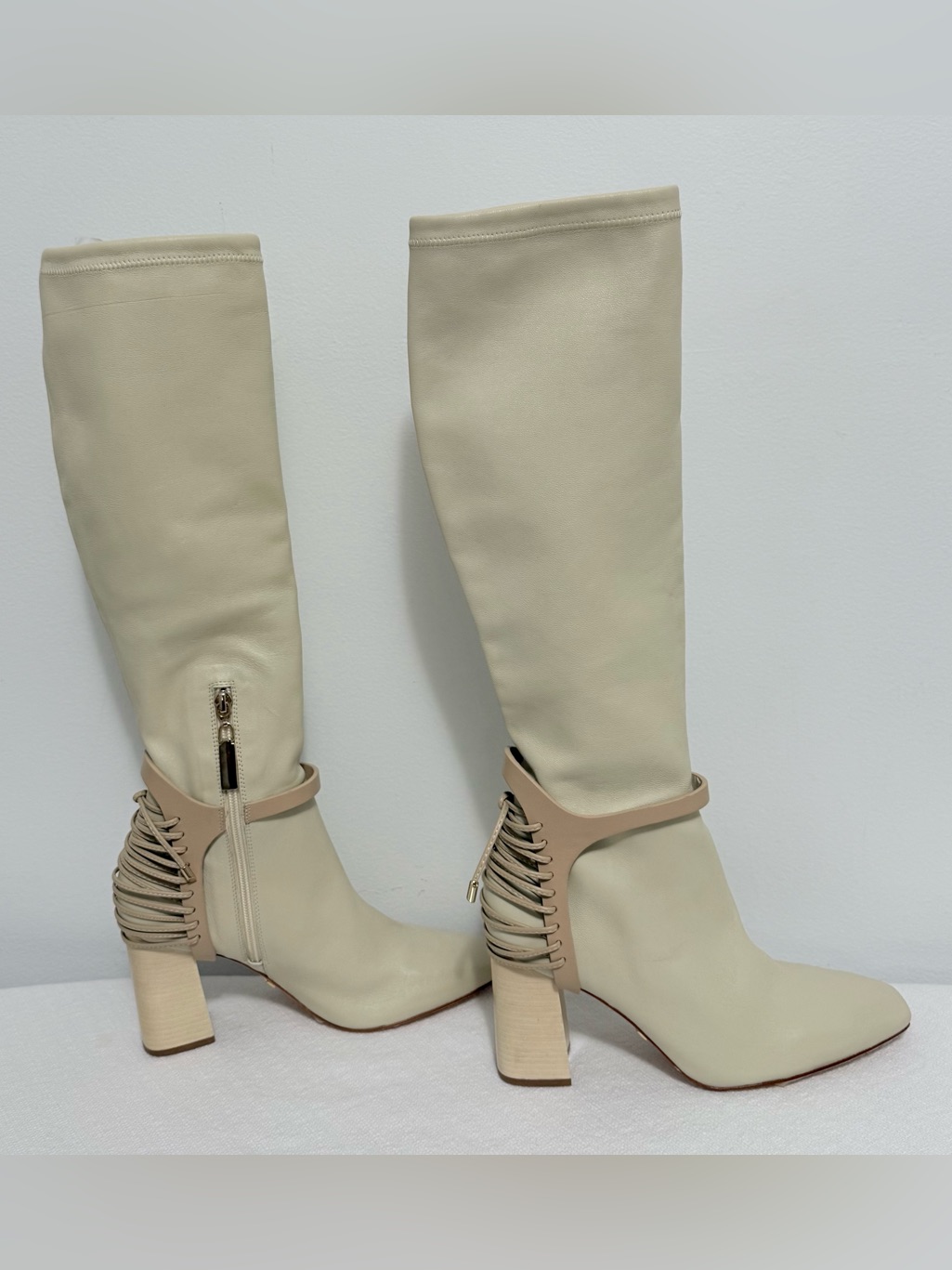 Daniella Shevel Nela Boots In Ivory Nwot — image 5 of 8